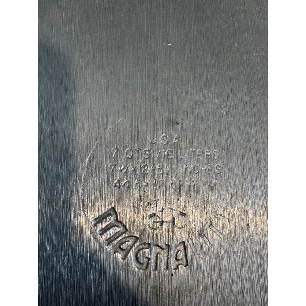 GHC Magnalite 17 QT Cast Aluminum Roaster W/ Lid, With Trivet Dutch Oven - Picture 7 of 14